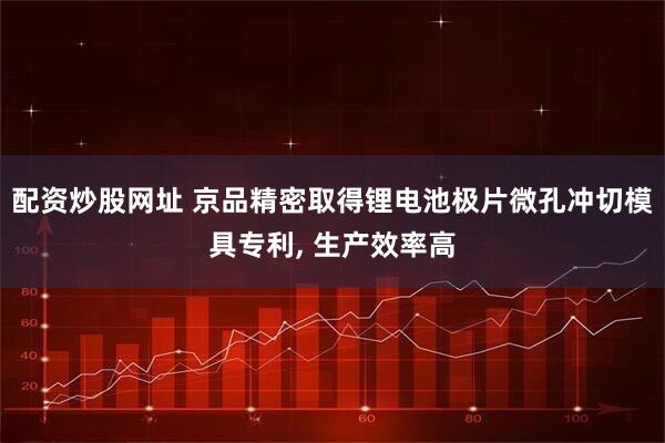 配资炒股网址 京品精密取得锂电池极片微孔冲切模具专利, 生产效率高